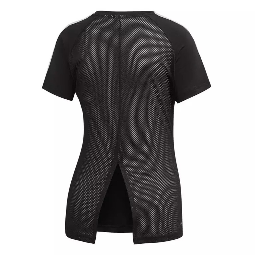 Adidas Women's Black Short Sleeve Tee - Picture 2 of 3